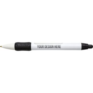 White / Black WideBody Message Pen