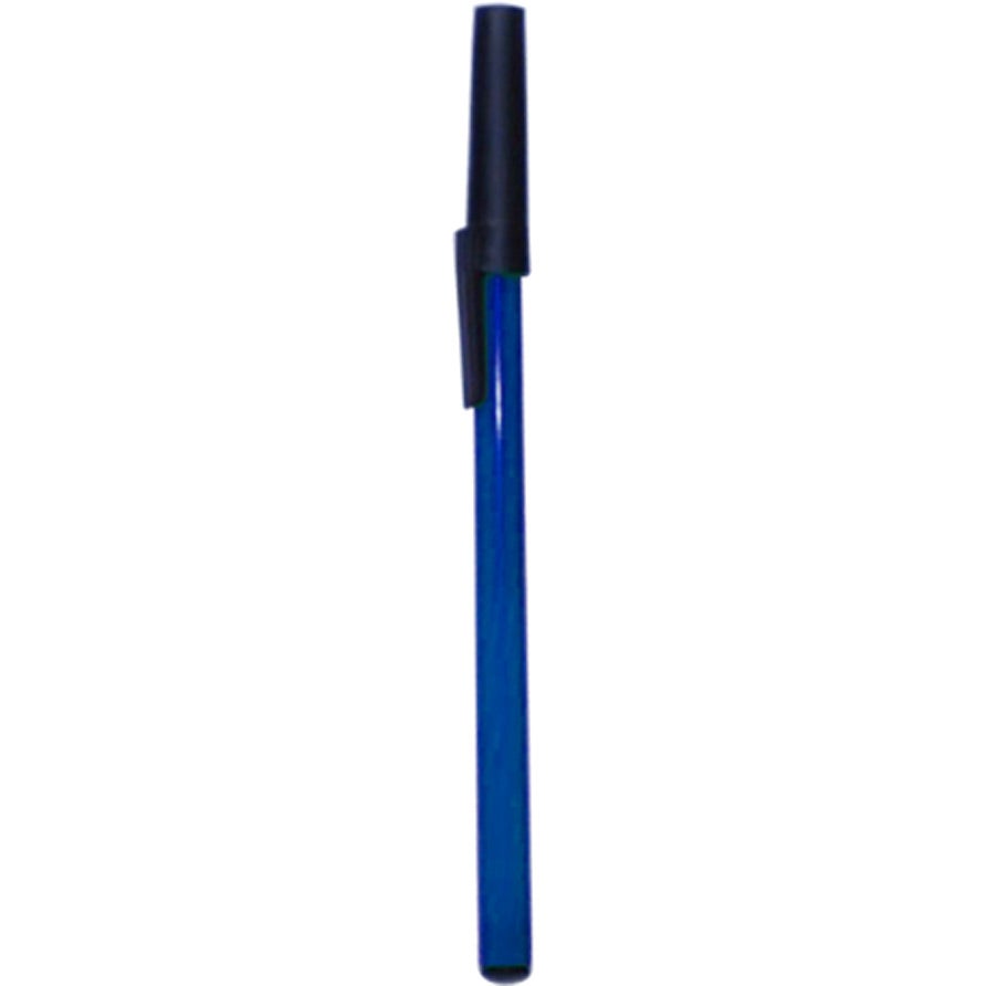 Advertising Stick Pens - Promotional Pens Singapore - Gifts VV Available in 6 exciting item colors 客製 - Promotional Pens Singapore - Gifts VV Blue / Black Stick Pen