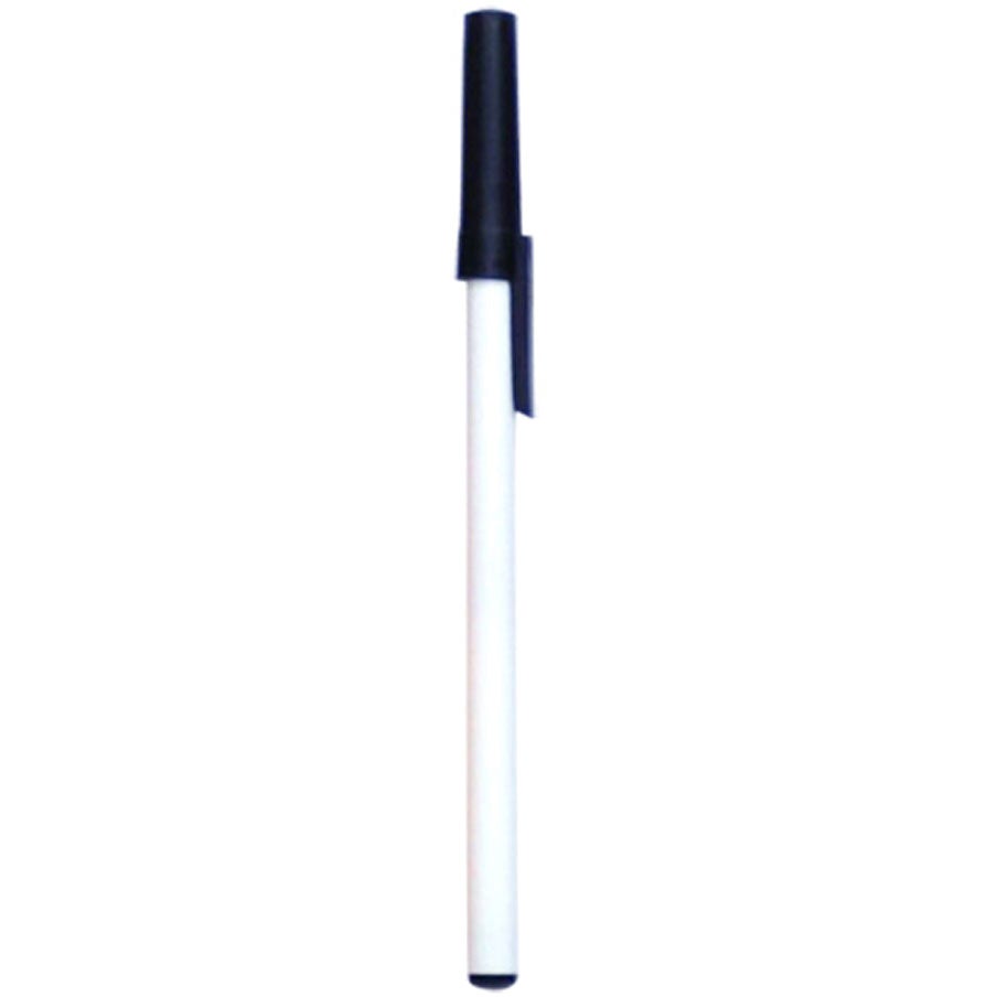 Advertising Stick Pens - Promotional Pens Singapore - Gifts VV Available in 6 exciting item colors 客製 - Promotional Pens Singapore - Gifts VV White / Black Stick Pen