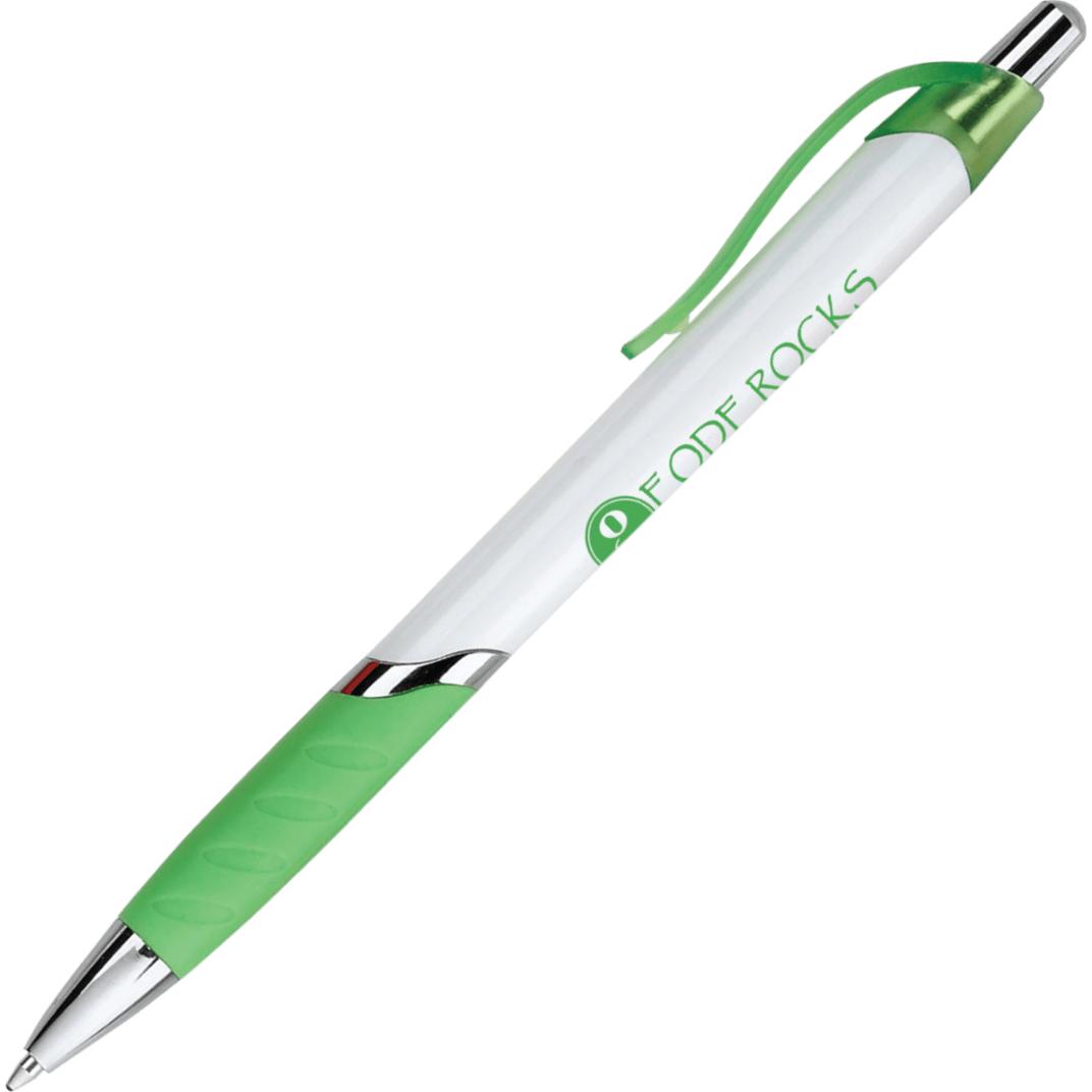 Printed Blair Vue Pens - Promotional Pens Singapore - Gifts VV Free Setup 客製 - Promotional Pens Singapore - Gifts VV Light Green / White Blair Vue Pen