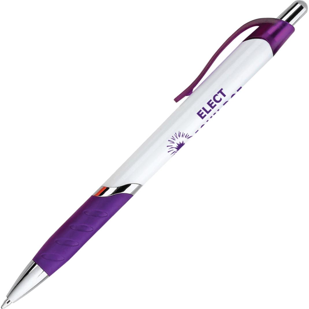 Printed Blair Vue Pens - Promotional Pens Singapore - Gifts VV Free Setup 客製 - Promotional Pens Singapore - Gifts VV Purple / White Blair Vue Pen