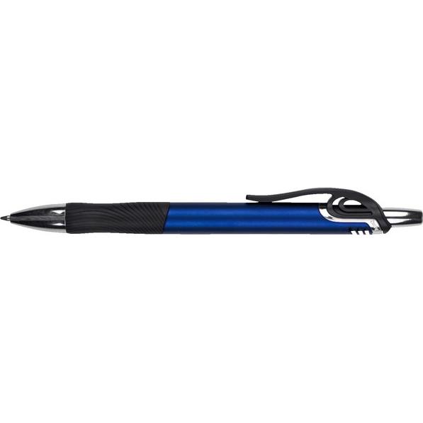 Blue / Black Blake-Corp Metallic Gripper Pen