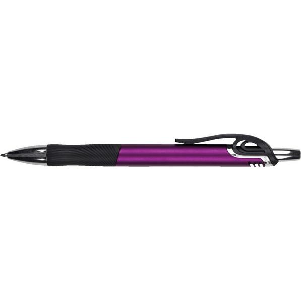 Purple / Black Blake-Corp Metallic Gripper Pen