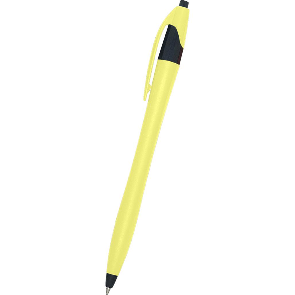 Yellow Blank Plastic Dart Pen