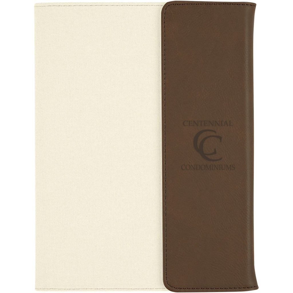 Imprinted Bombay Junior Padfolios - Promotional Pens Singapore - Gifts VV Available in 3 exciting item colors 客製 - Promotional Pens Singapore - Gifts VV White / Brown Bombay Junior Padfolio