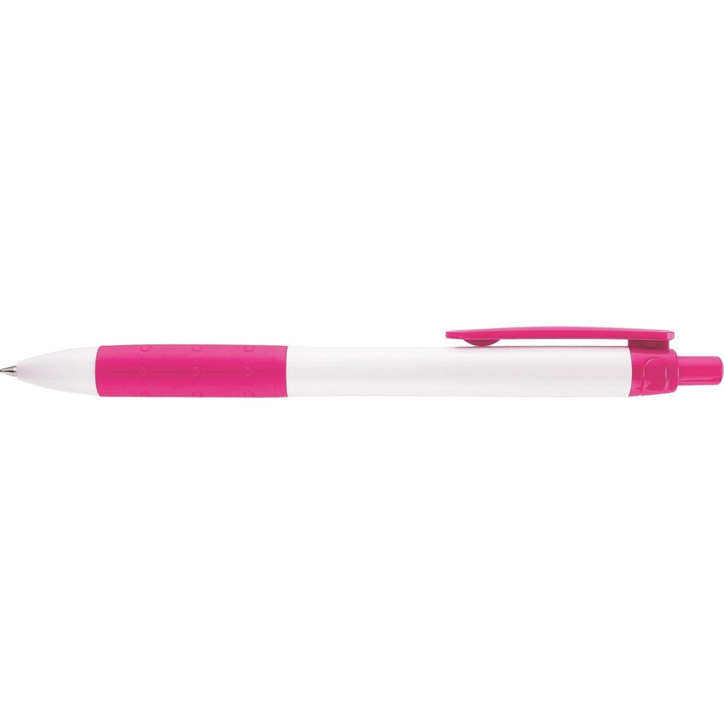 Printed Bowie Prime Pens - Promotional Pens Singapore - Gifts VV Free Setup 客製 - Promotional Pens Singapore - Gifts VV White / Pink Bowie Prime Pen