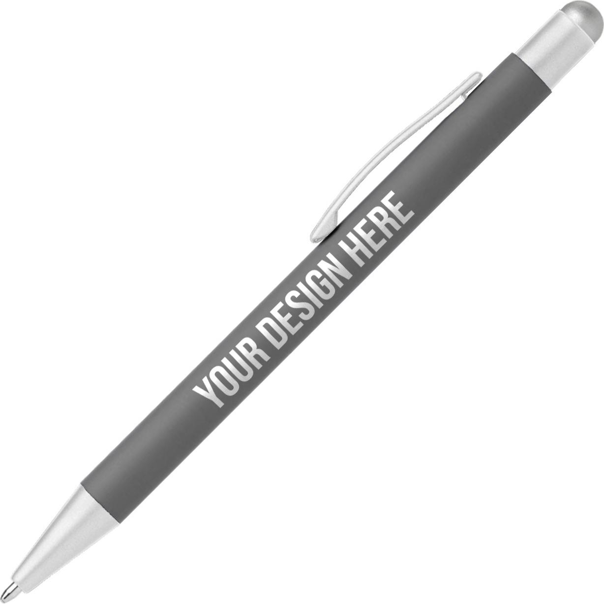 Gray Bowie Softy Satin Pen with Stylus