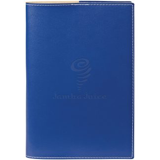 Blue Bradford Vinyl Cover Refillable Notebook