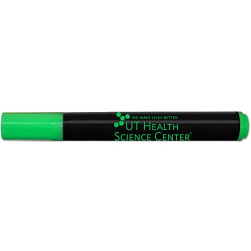 Black / Fluorescent Green Brite Spots Broad Triplex Tip Highlighter