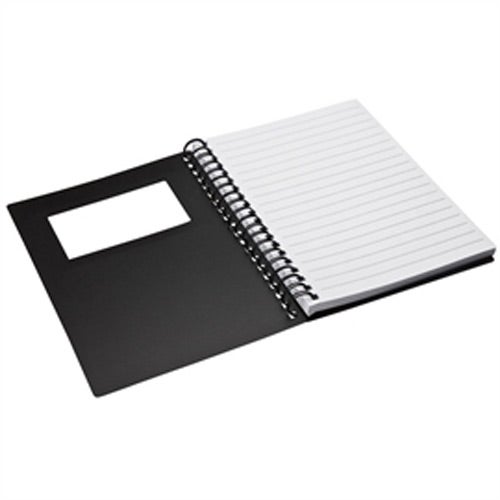 Marketing Business Card Holder Notepads - Promotional Pens Singapore - Gifts VV Available in 3 amazing item colors 客製 - Promotional Pens Singapore - Gifts VV Black Business Card Holder Notepad