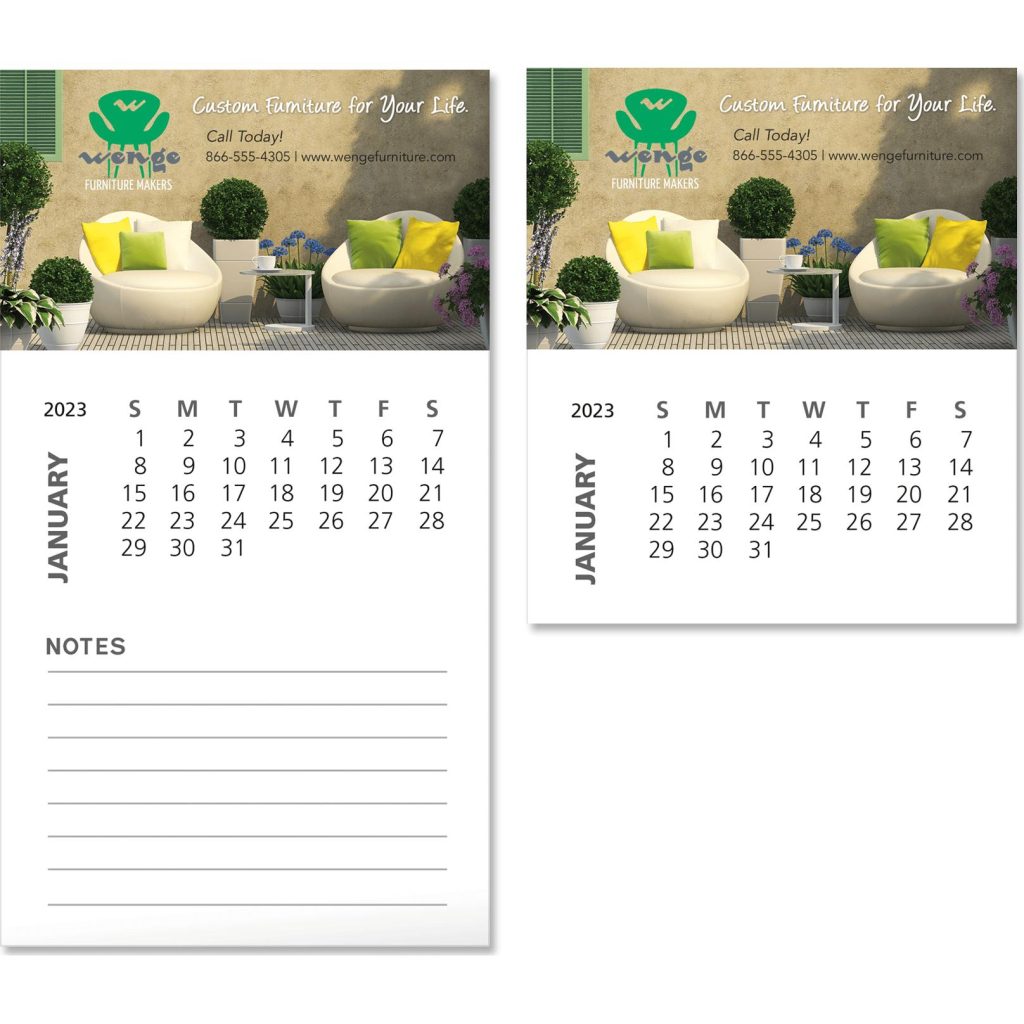 Logo Business Card Magnets with Calendar - Promotional Pens Singapore - Gifts VV Free Setup 客製 - Promotional Pens Singapore - Gifts VV Full Color Imprint Business Card Magnet with Calendar