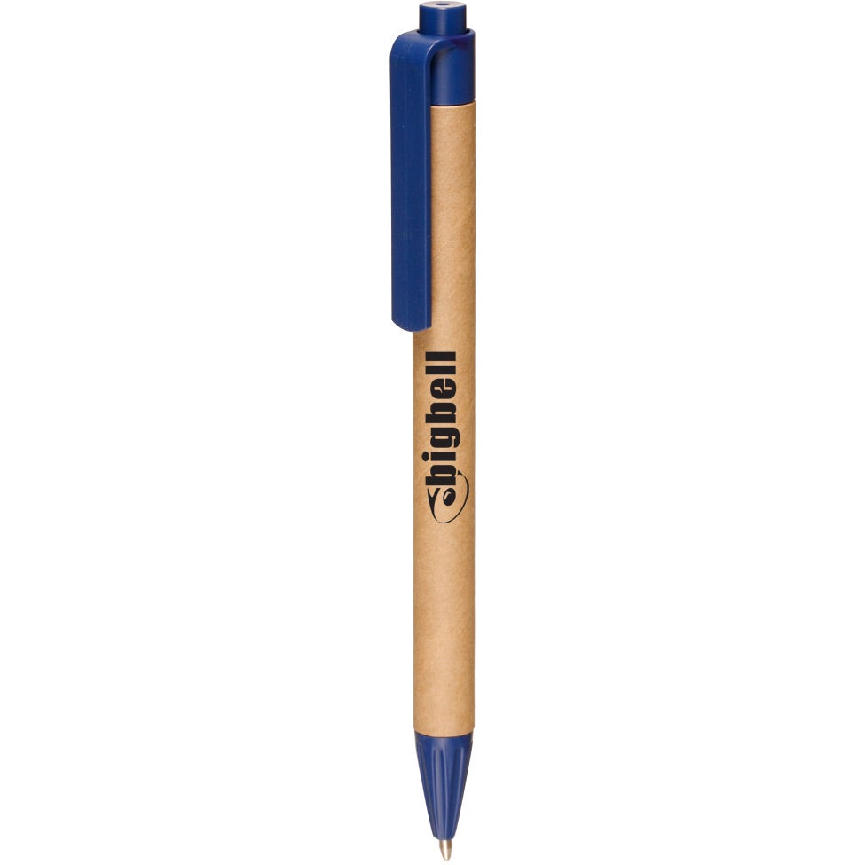 Tan / Blue Business Recycled Pen