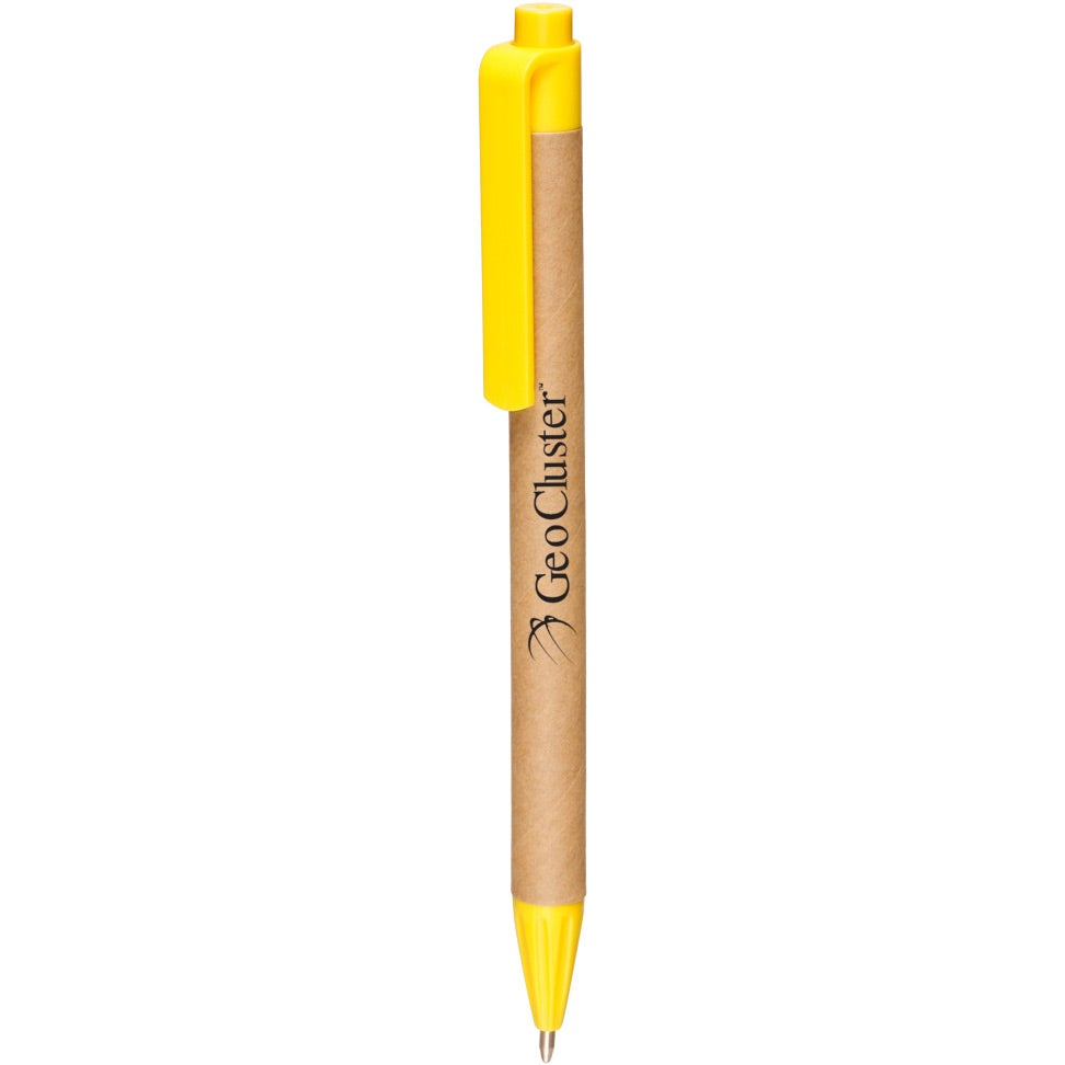 Tan / Yellow Business Recycled Pen