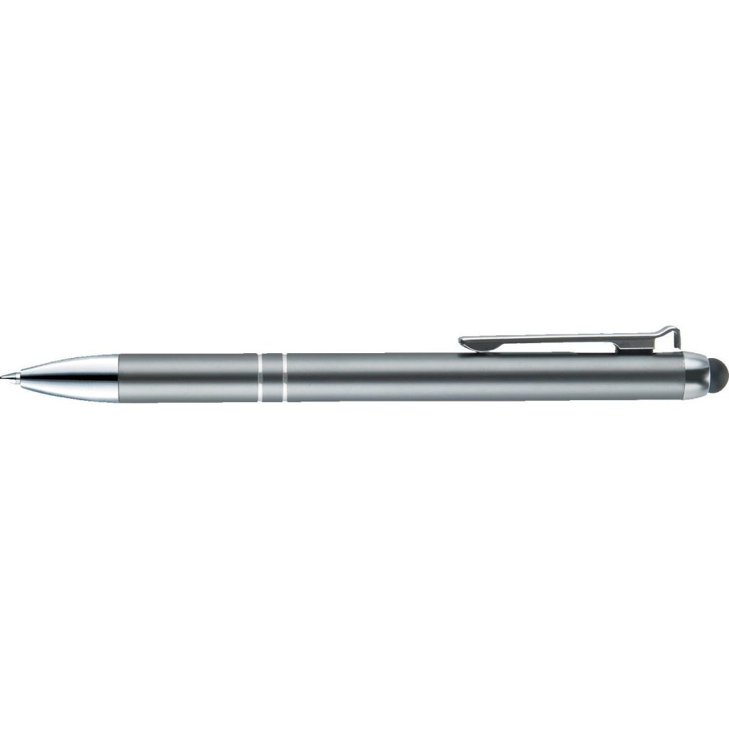 Printed Caddo Satin Stylus Pens - Promotional Pens Singapore - Gifts VV Free Setup 客製 - Promotional Pens Singapore - Gifts VV Gray Caddo Satin Stylus Pen