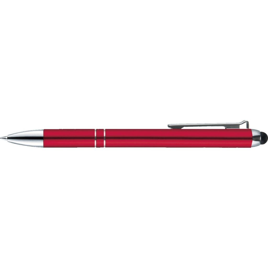 Printed Caddo Satin Stylus Pens - Promotional Pens Singapore - Gifts VV Free Setup 客製 - Promotional Pens Singapore - Gifts VV Red Caddo Satin Stylus Pen
