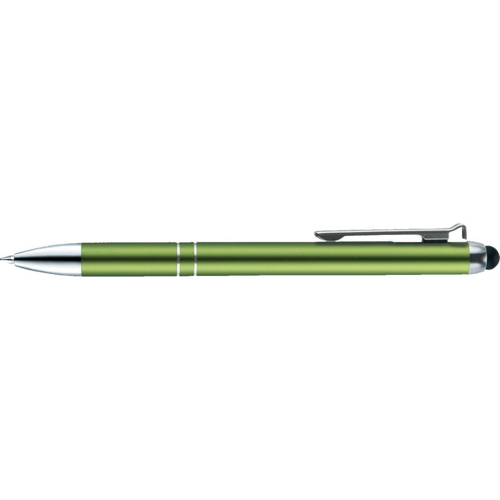 Printed Caddo Satin Stylus Pens - Promotional Pens Singapore - Gifts VV Free Setup 客製 - Promotional Pens Singapore - Gifts VV Lime Green Caddo Satin Stylus Pen