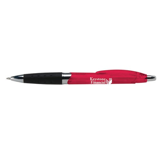 Imprinted Calhoun Pens - Promotional Pens Singapore - Gifts VV Available in 9 exciting item colors 客製 - Promotional Pens Singapore - Gifts VV Translucent Red Calhoun Pen