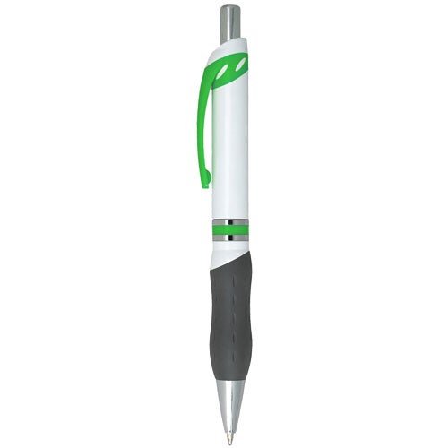 Printed Campus Pens - Promotional Pens Singapore - Gifts VV Available in 8 exciting item colors 客製 - Promotional Pens Singapore - Gifts VV White / Green Campus Pen