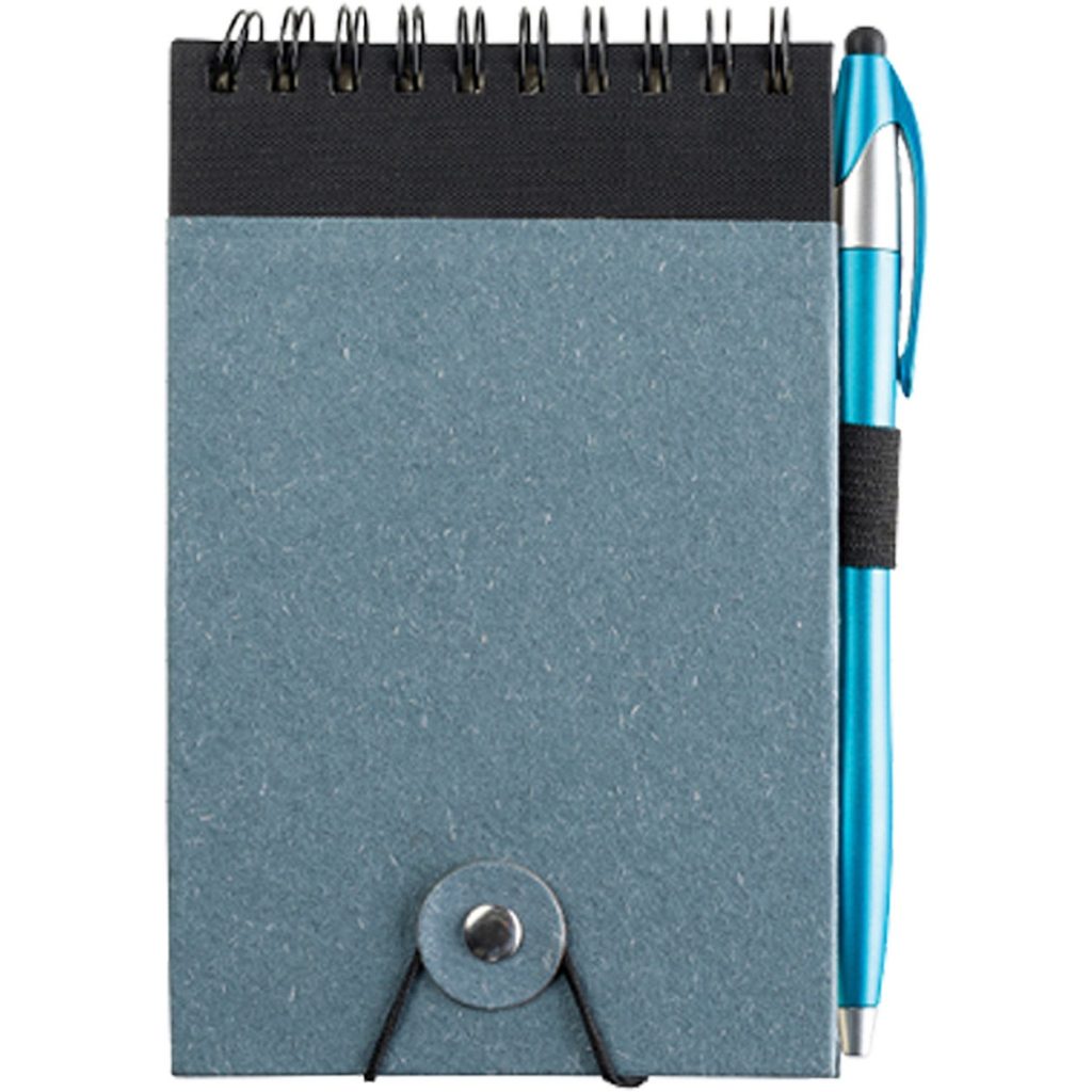 Customized Cardboard Colored Paper Notes - Promotional Pens Singapore - Gifts VV Free Shipping 客製 - Promotional Pens Singapore - Gifts VV Stone Blue Cardboard Colored Paper Jotter