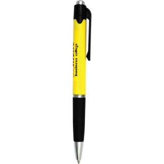Yellow Plastic Carnival Pen