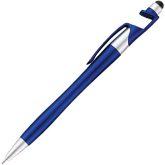 Blue Cell Phone Holder Stylus Pen