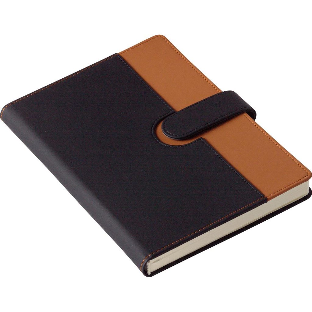 Giveaway Chic Journals with Magnetic Closure - Promotional Pens Singapore - Gifts VV Available in 3 exciting item colors 客製 - Promotional Pens Singapore - Gifts VV Black / Brown Chic Journal with Magnetic Closure