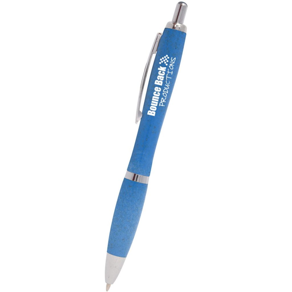 Advertising Chico Wheat Writer Pens - Promotional Pens Singapore - Gifts VV Available in 5 exciting item colors 客製 - Promotional Pens Singapore - Gifts VV Blue Chico Wheat Writer Pen