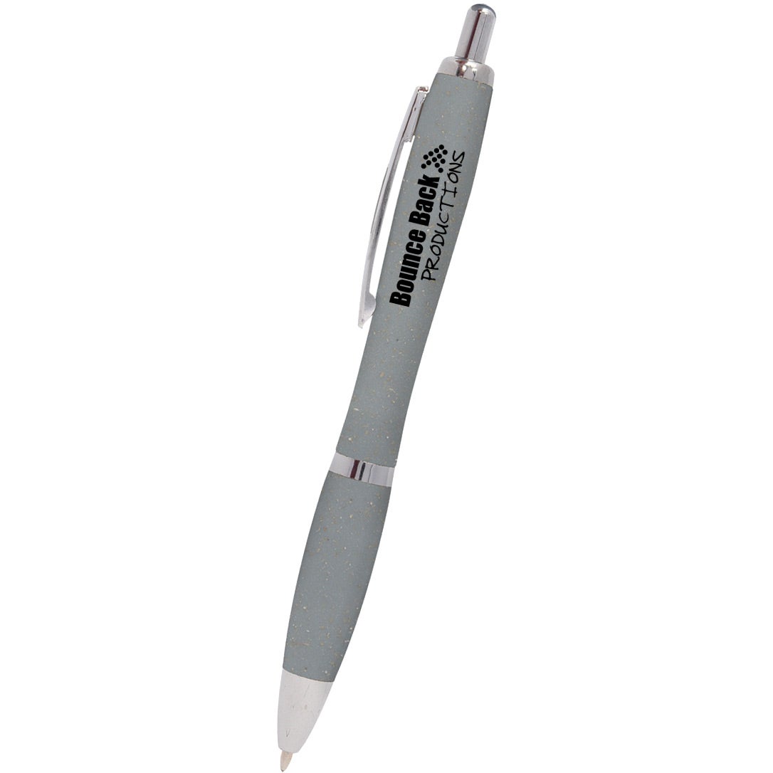 Advertising Chico Wheat Writer Pens - Promotional Pens Singapore - Gifts VV Available in 5 exciting item colors 客製 - Promotional Pens Singapore - Gifts VV Gray Chico Wheat Writer Pen