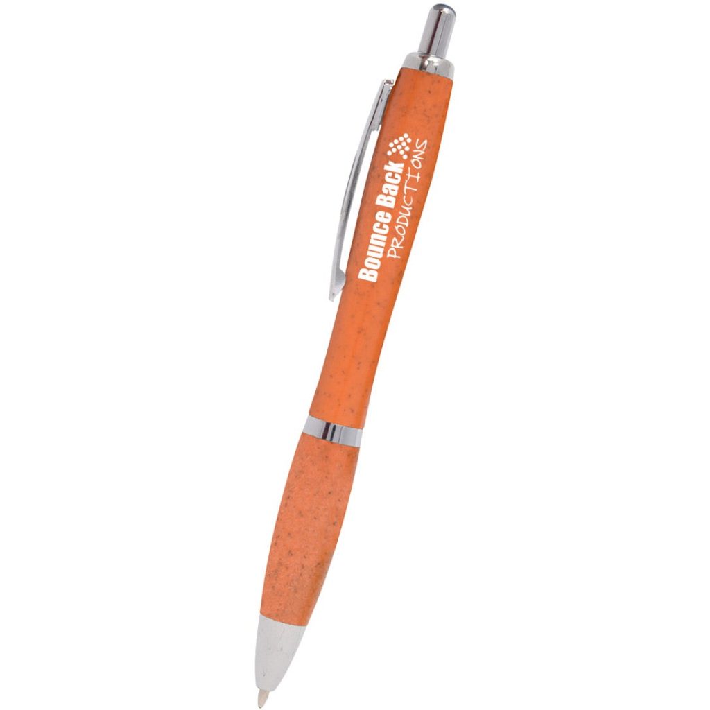 Advertising Chico Wheat Writer Pens - Promotional Pens Singapore - Gifts VV Available in 5 exciting item colors 客製 - Promotional Pens Singapore - Gifts VV Orange Chico Wheat Writer Pen