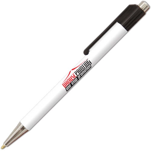 Printed Chromorama Pens - Promotional Pens Singapore - Gifts VV Free Shipping and Setup 客製 - Promotional Pens Singapore - Gifts VV White Chromorama Pen