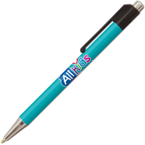 Printed Chromorama Pens - Promotional Pens Singapore - Gifts VV Free Shipping and Setup 客製 - Promotional Pens Singapore - Gifts VV Teal Chromorama Pen