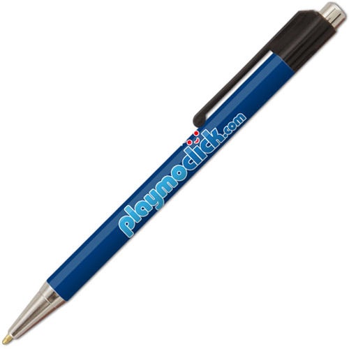 Printed Chromorama Pens - Promotional Pens Singapore - Gifts VV Free Shipping and Setup 客製 - Promotional Pens Singapore - Gifts VV Navy Chromorama Pen