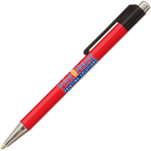 Printed Chromorama Pens - Promotional Pens Singapore - Gifts VV Free Shipping and Setup 客製 - Promotional Pens Singapore - Gifts VV Red Chromorama Pen