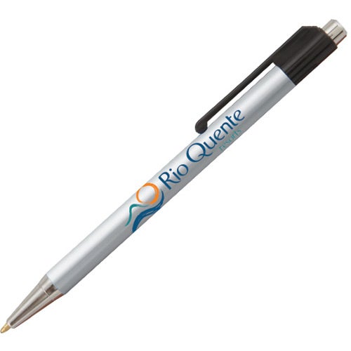 Printed Chromorama Pens - Promotional Pens Singapore - Gifts VV Free Shipping and Setup 客製 - Promotional Pens Singapore - Gifts VV Silver Chromorama Pen