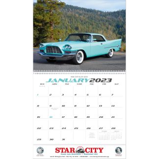 See Item Classic Car Calendar