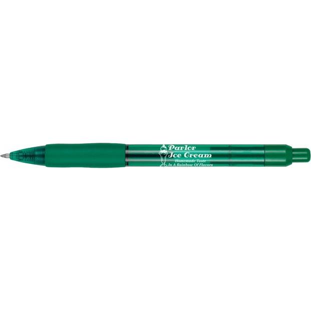 Giveaway Click Gel III Pens - Promotional Pens Singapore - Gifts VV Free Setup 客製 - Promotional Pens Singapore - Gifts VV Green Click Gel III Pen