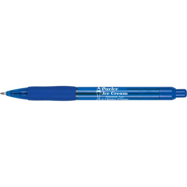 Giveaway Click Gel III Pens - Promotional Pens Singapore - Gifts VV Free Setup 客製 - Promotional Pens Singapore - Gifts VV Blue Click Gel III Pen