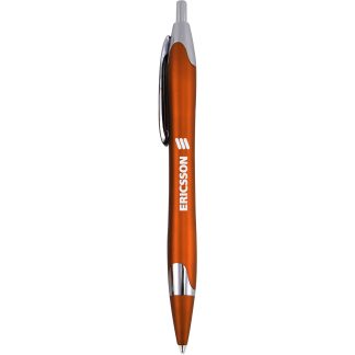 Copper Click Pen with Metal Clip