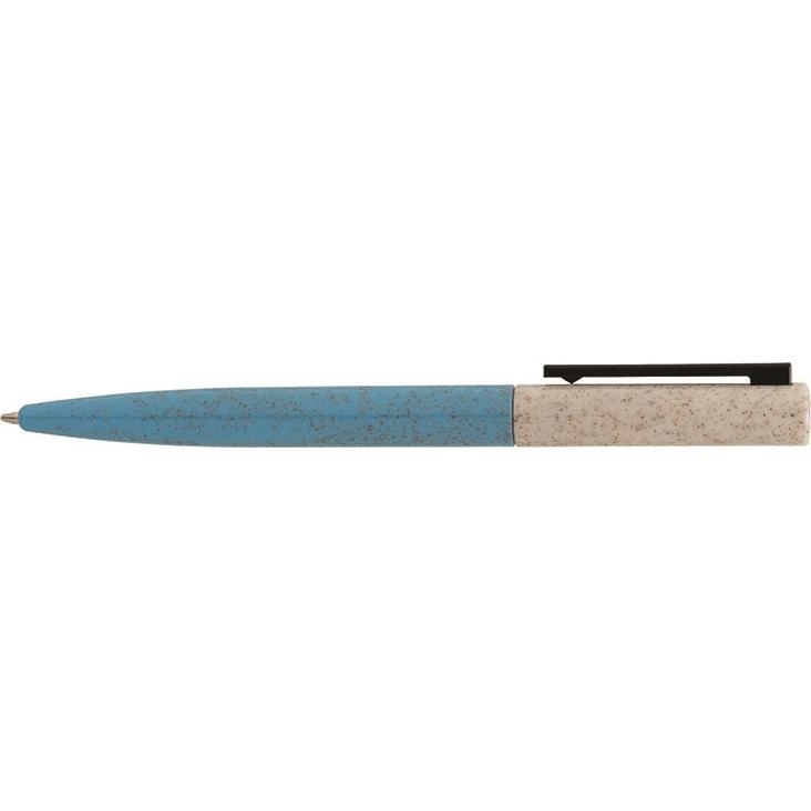 Giveaway Clover Twist-Action Ballpoint Pens - Promotional Pens Singapore - Gifts VV Available in 6 exciting item colors 客製 - Promotional Pens Singapore - Gifts VV Light Blue / Tan Clover Twist-Action Ballpoint Pen