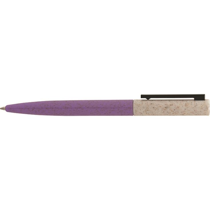 Giveaway Clover Twist-Action Ballpoint Pens - Promotional Pens Singapore - Gifts VV Available in 6 exciting item colors 客製 - Promotional Pens Singapore - Gifts VV Purple / Tan Clover Twist-Action Ballpoint Pen