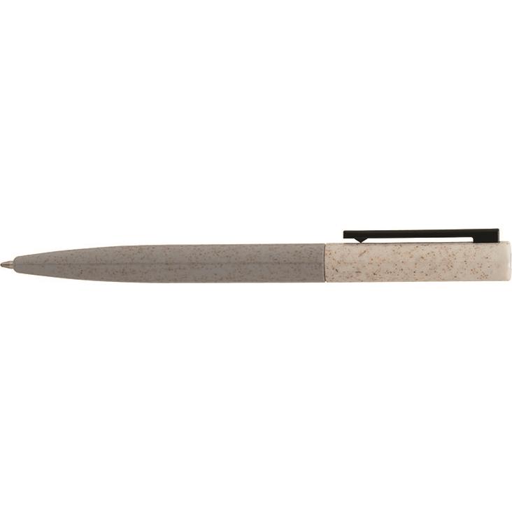 Giveaway Clover Twist-Action Ballpoint Pens - Promotional Pens Singapore - Gifts VV Available in 6 exciting item colors 客製 - Promotional Pens Singapore - Gifts VV Gray / Tan Clover Twist-Action Ballpoint Pen