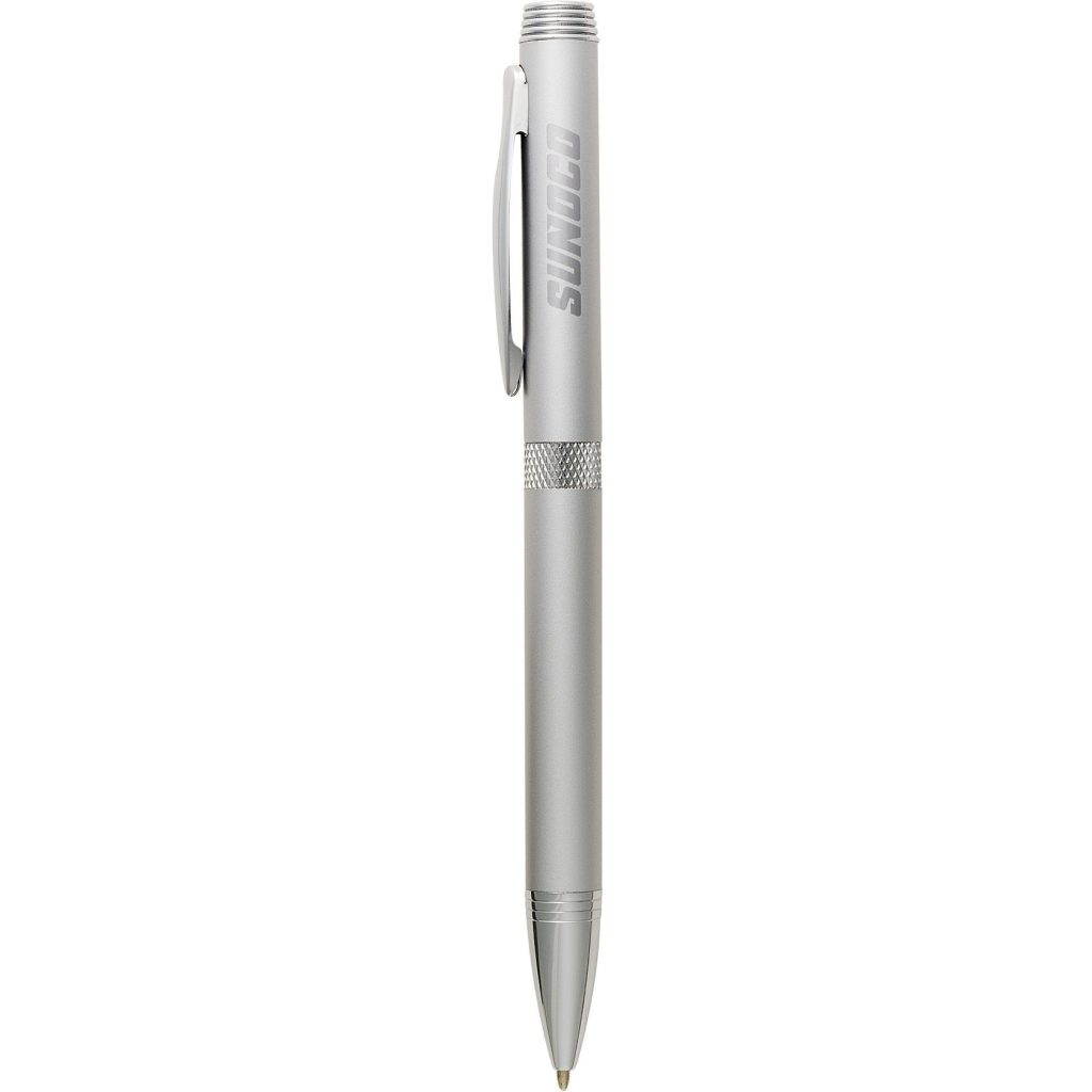 Advertising Colonnade Twist Pens - Promotional Pens Singapore - Gifts VV Twists to write 客製 - Promotional Pens Singapore - Gifts VV Silver Colonnade Twist Pen