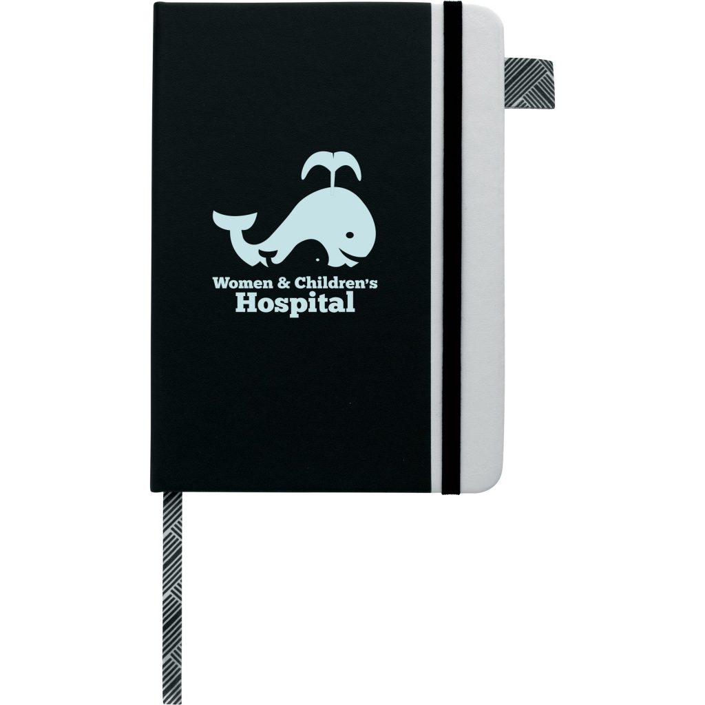 Marketing Color Groove Journals - Promotional Pens Singapore - Gifts VV Available in 4 awesome item colors 客製 - Promotional Pens Singapore - Gifts VV Black Color Groove Journal