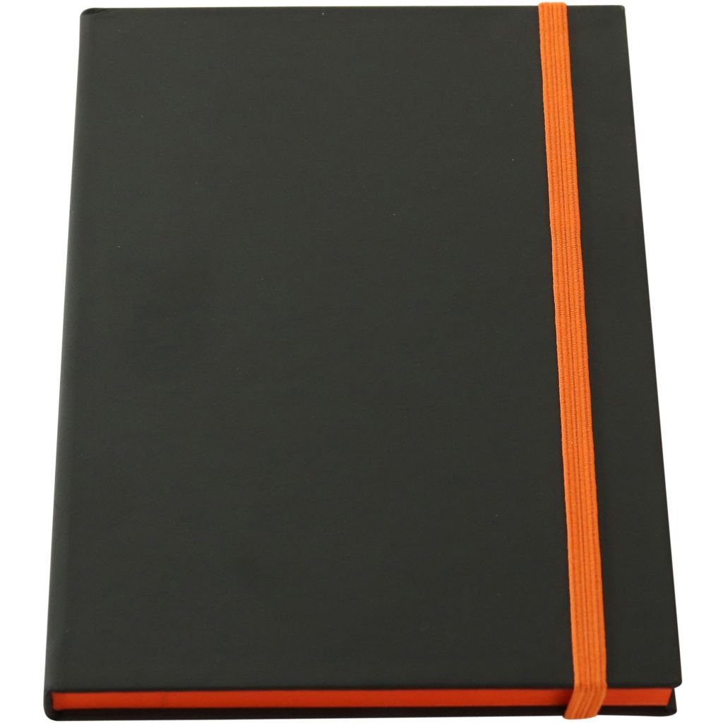 Promotional Color Pop Journals - Promotional Pens Singapore - Gifts VV Available in 4 awesome item colors 客製 - Promotional Pens Singapore - Gifts VV Black / Orange Color Pop Journal