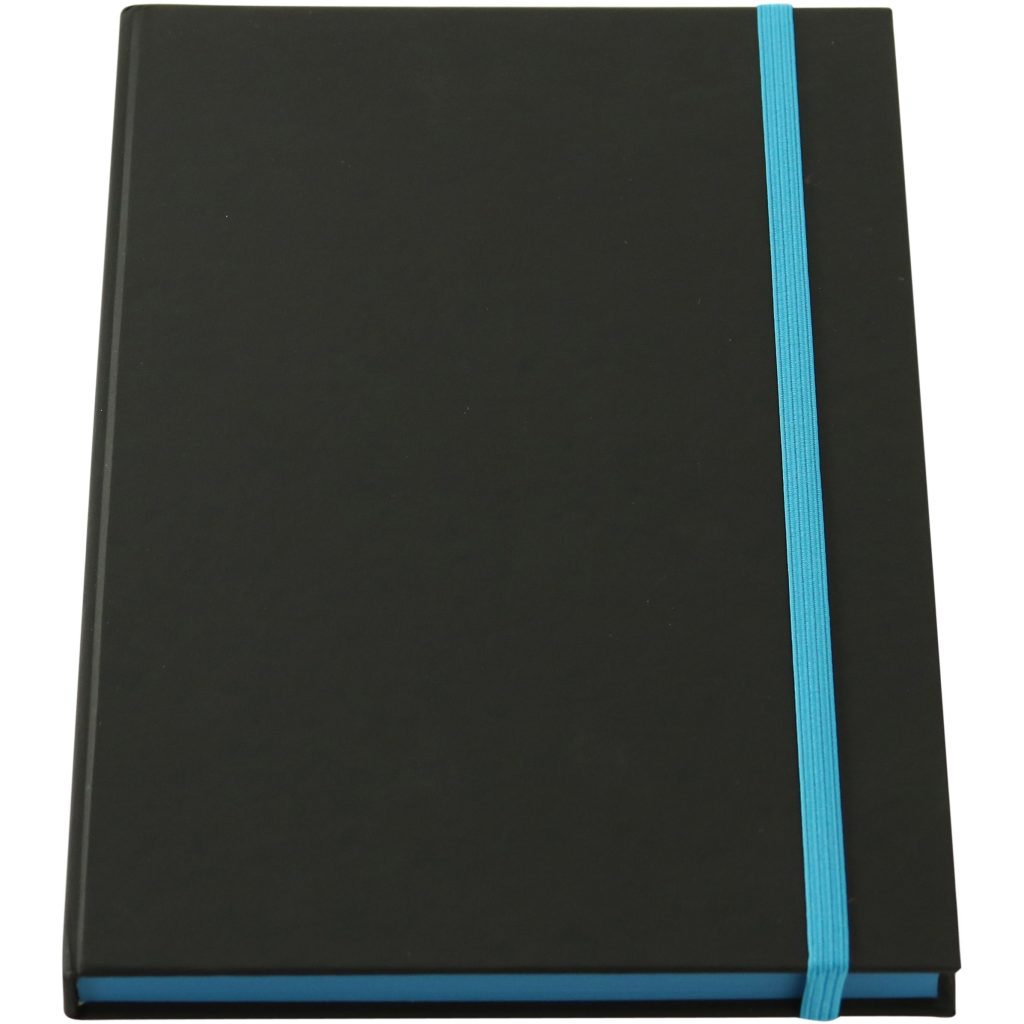Promotional Color Pop Journals - Promotional Pens Singapore - Gifts VV Available in 4 awesome item colors 客製 - Promotional Pens Singapore - Gifts VV Black / Blue Color Pop Journal