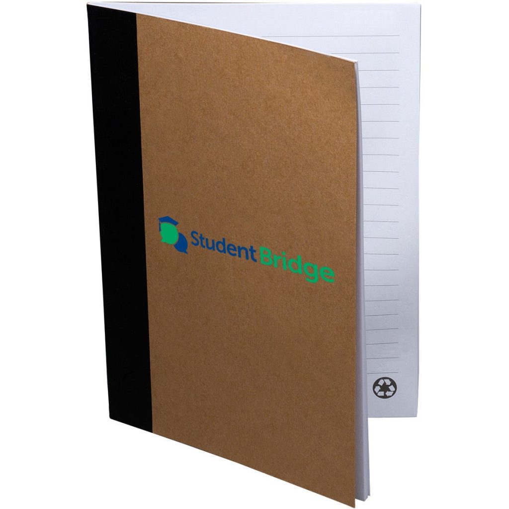 Customized Color-Pop Recycled Memo Books - Promotional Pens Singapore - Gifts VV Available in 6 awesome item colors 客製 - Promotional Pens Singapore - Gifts VV Natural / Black Color-Pop Recycled Memo Book