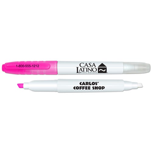 Giveaway Correct Brite Erasable Highlighters - Promotional Pens Singapore - Gifts VV Available in 2 exciting item colors 客製 - Promotional Pens Singapore - Gifts VV White / Fluorescent Pink Correct Brite Erasable Highlighter