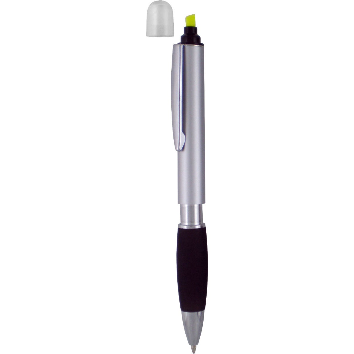 Advertising Crest Pen and Highlighters - Promotional Pens Singapore - Gifts VV Available in 6 awesome item colors 客製 - Promotional Pens Singapore - Gifts VV Silver / Black Crest Pen and Highlighter