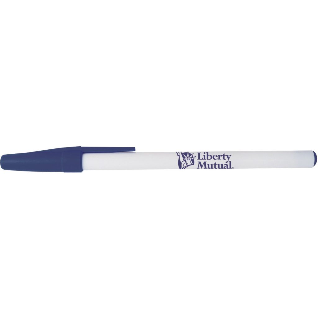 White / Navy Blue Crown Stick Pen