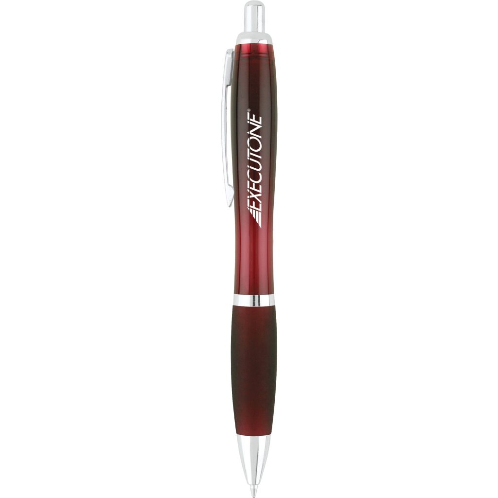 Merlot Red Curvaceous Translucent Gel Pen